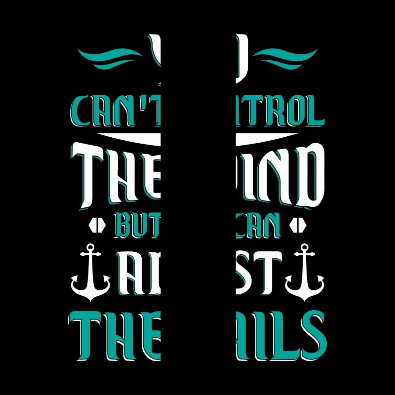 You can't control the wind you adjust the sails