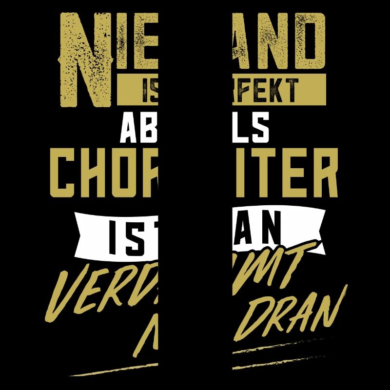 Chorleiter Dirigent Chor Gesangschor Geschenk