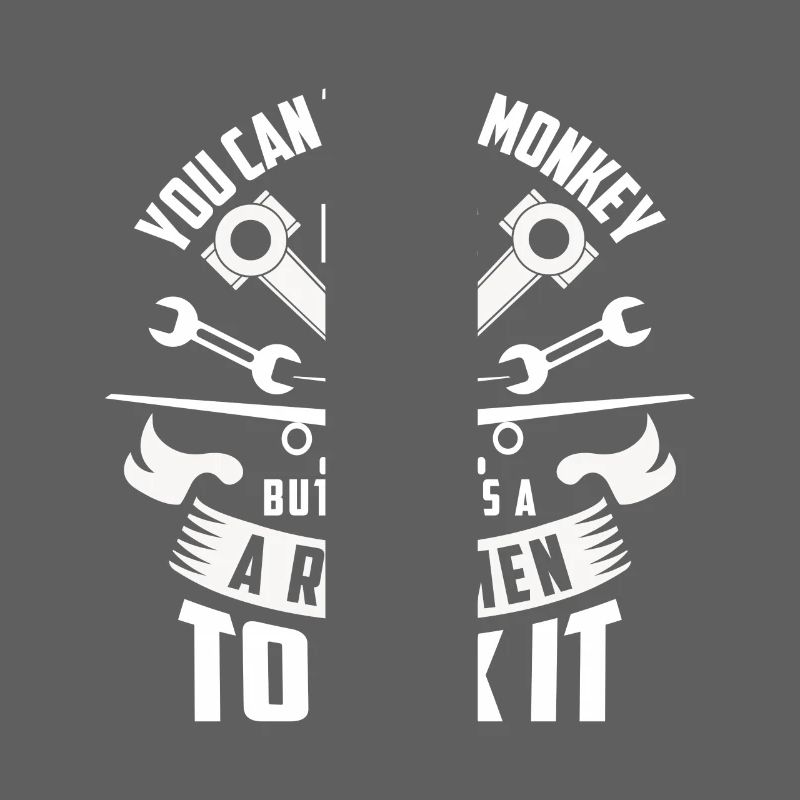 Teach monkey to fly plane real men fix it