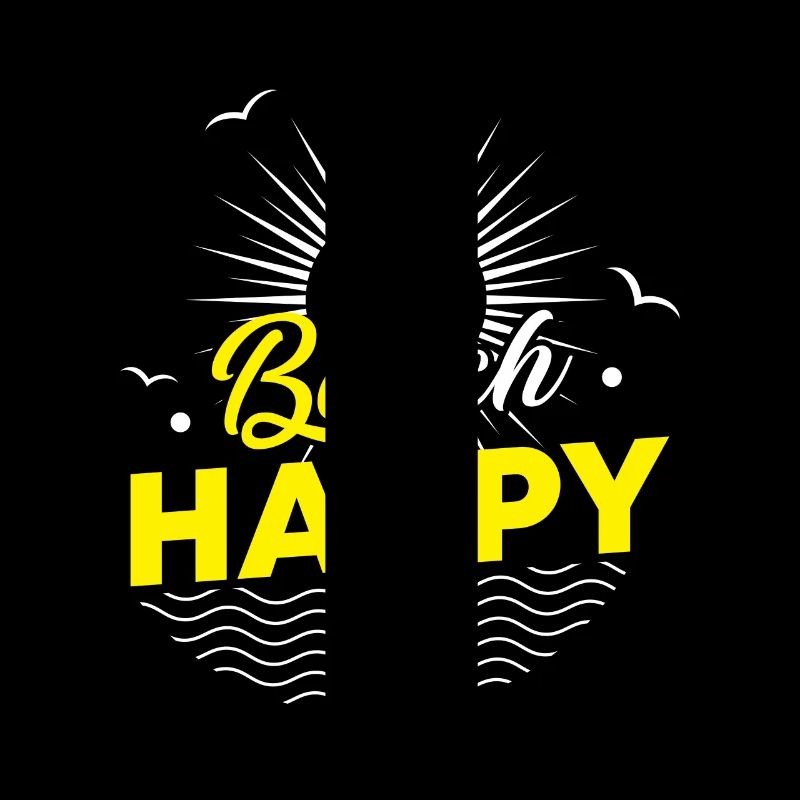 Beach Happy - sun ocean wave lovers