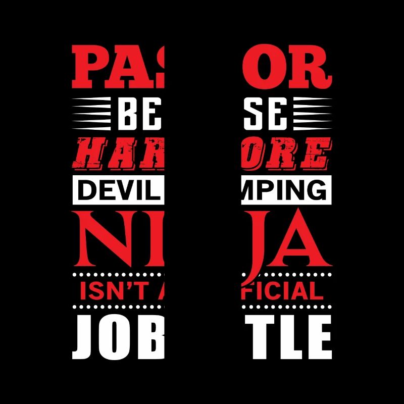 Pastor devil stomping Ninja