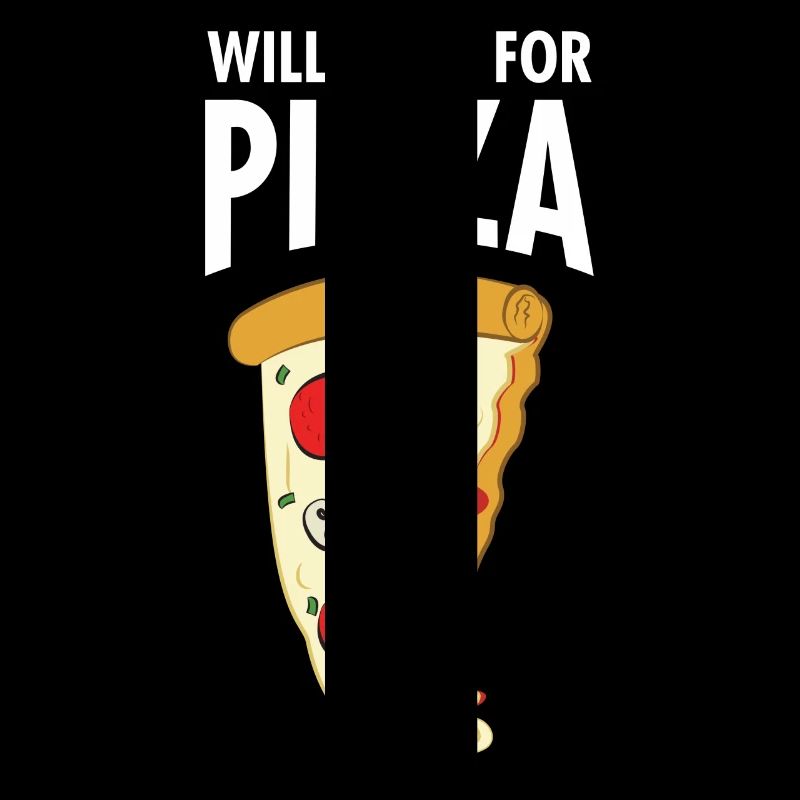 Will Code For Pizza - Funny Programmer Slogan