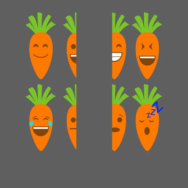 Emojis aux carottes