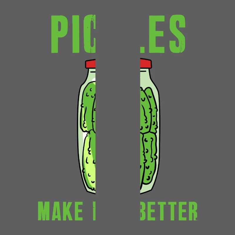 Les cornichons rendent la vie meilleure