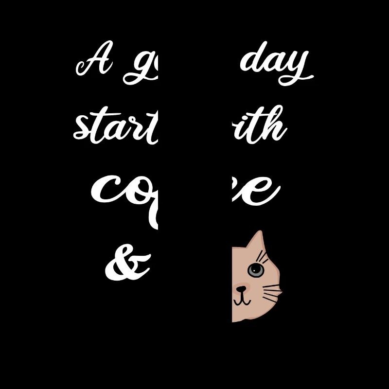 café et chat, chat et café