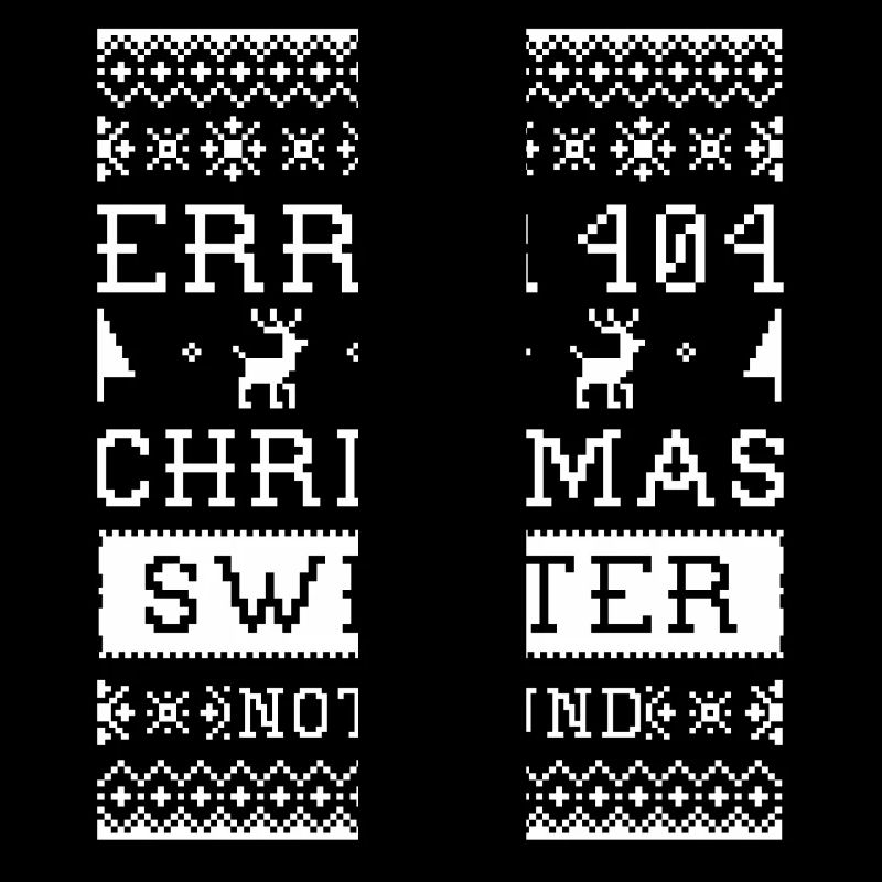 Error 404 Christmas sweater not found Ugly Sweater