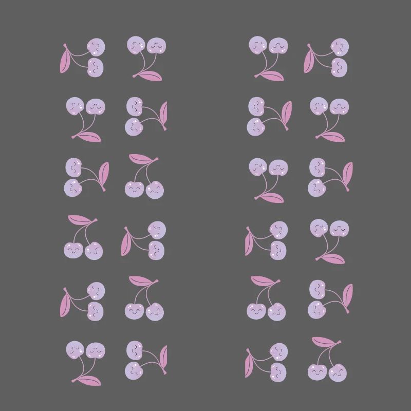 Pattern Kawaii Cherries