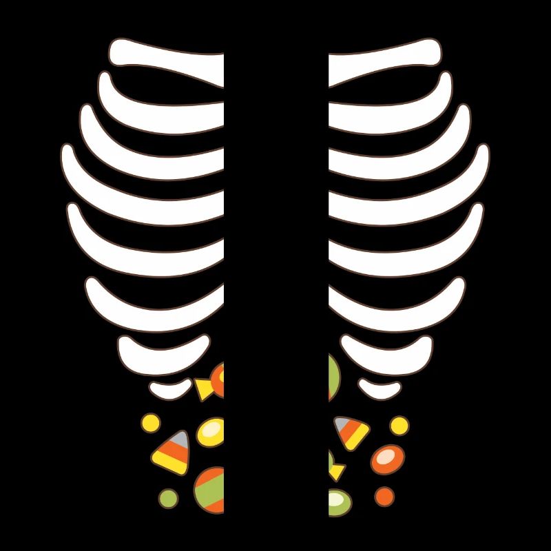 Spooky Scary Ribs Bonbons Halloween Süßes oder Saures