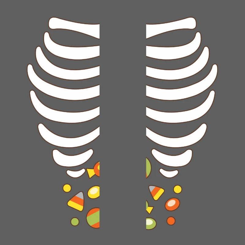 Spooky Scary Ribs Bonbons Halloween Süßes oder Saures