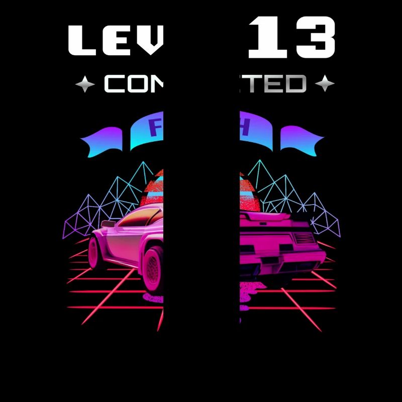 Level 13 completed 13.Geburtstag Retro Wave
