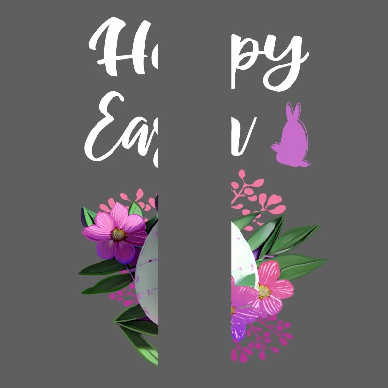 Happy Easter Flowers Easter Egg