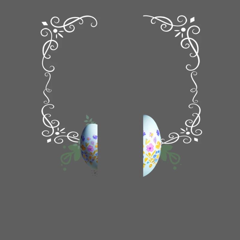Festive Easter Egg Picture Frame