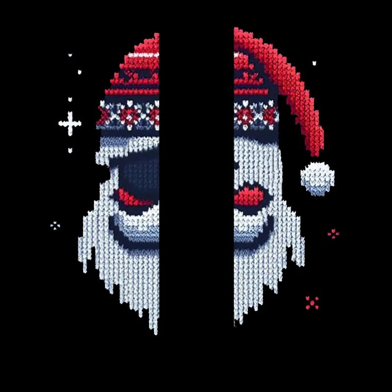 Santa Claus Kawaii Knitting Pattern