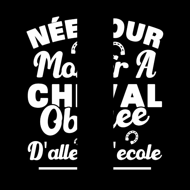 Née pour monter à cheval obligée d'aller à l'école