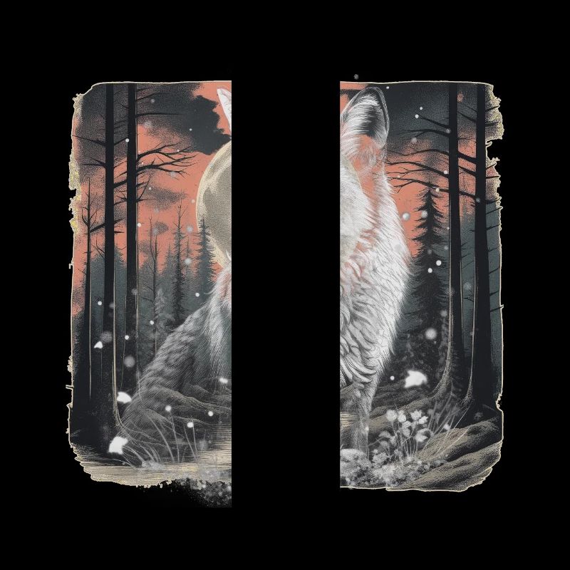 Forest, Fox, Forest Animals, Wildlife, Foxes, Nature, Retro