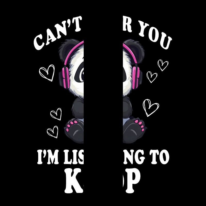 Cute Panda K-Pop Kpop Korea Music