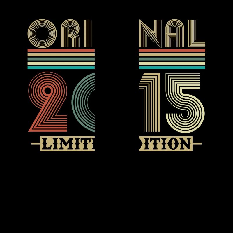 Original 2015 Vintage Retro Anniversary Gift