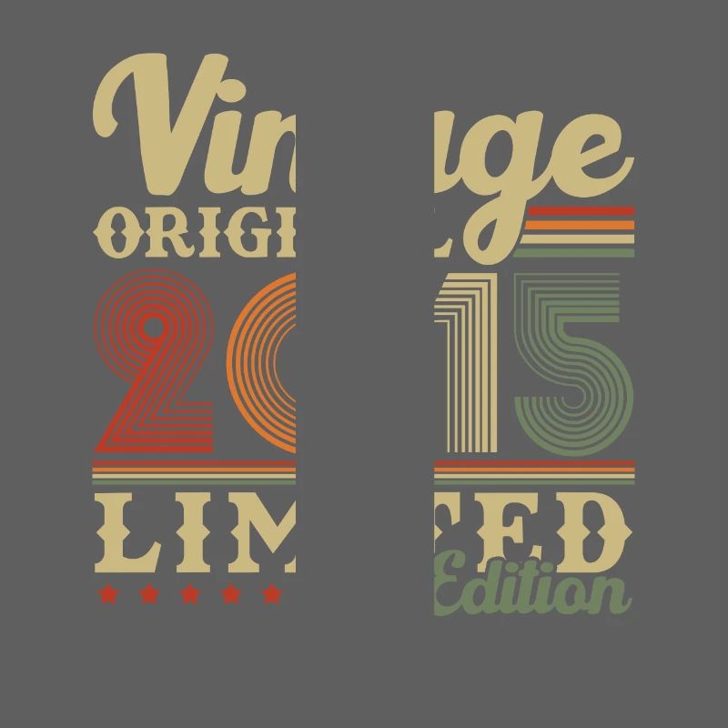 Original 2015 Vintage Retro Anniversary Gift