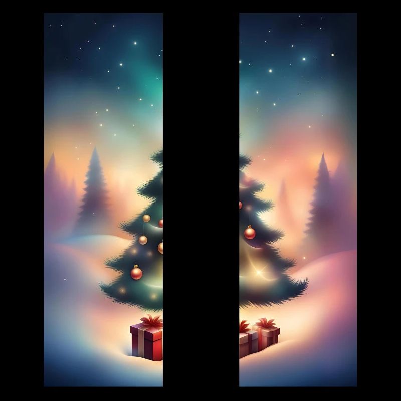 Weihnachtsbaum draußen