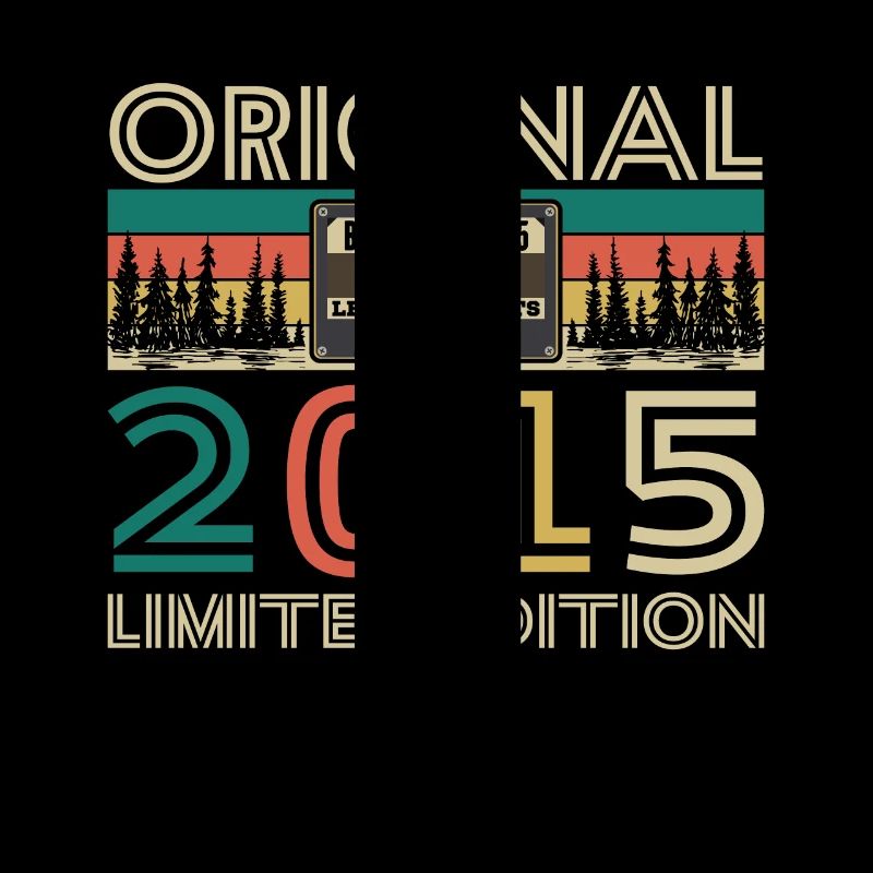Original 2015 Vintage Retro Anniversary Gift