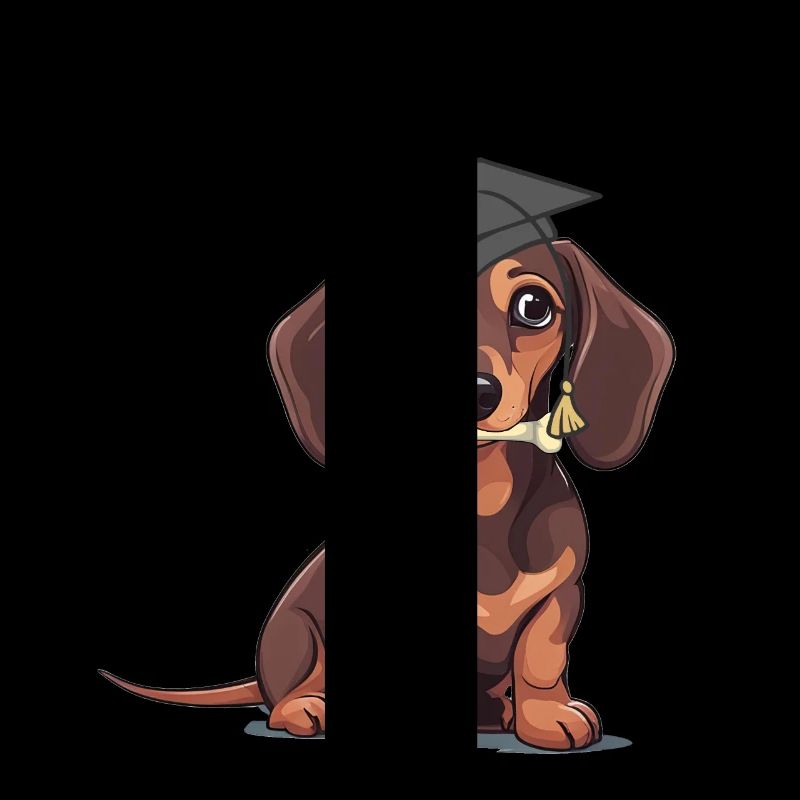 Dackel Student Hund studieren Studium Hunde