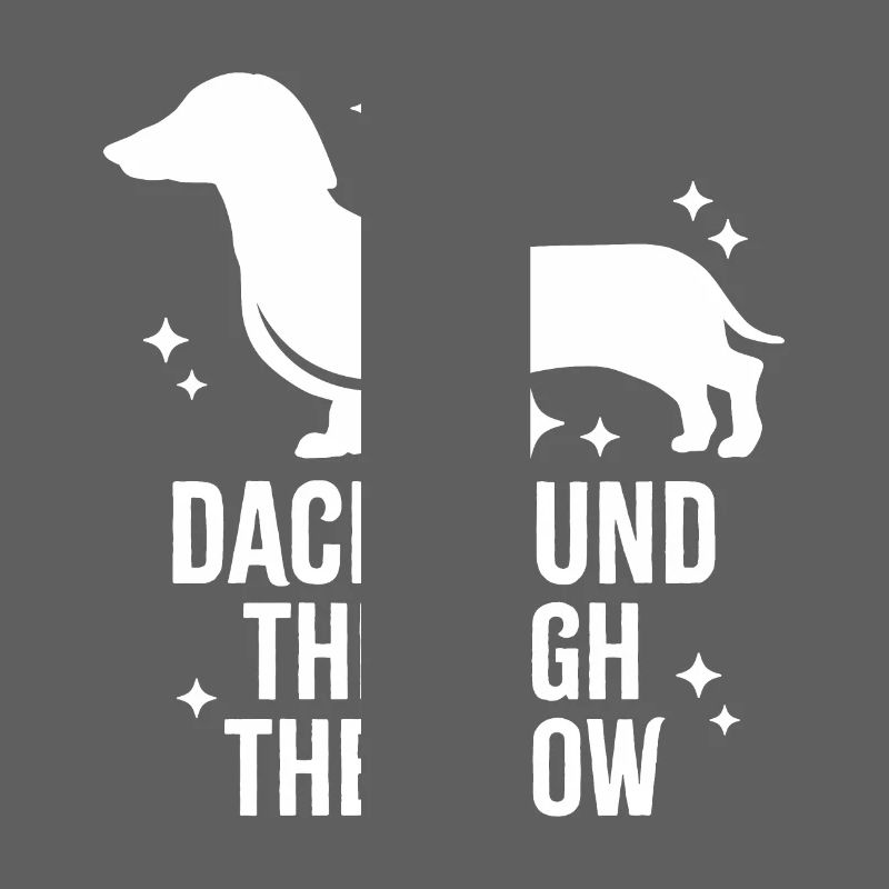 Dackel durch den Schnee