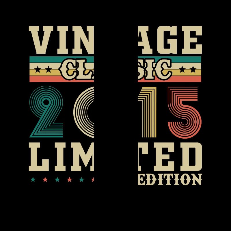 Original 2015 Vintage Retro Anniversary Gift
