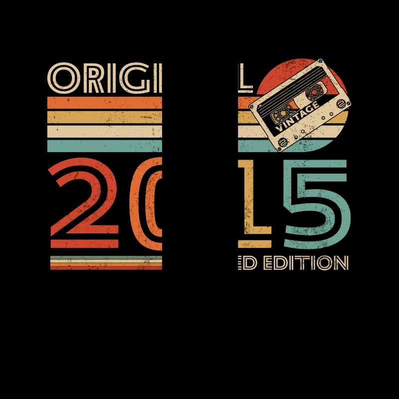 Original 2015 Vintage Retro Anniversary Gift