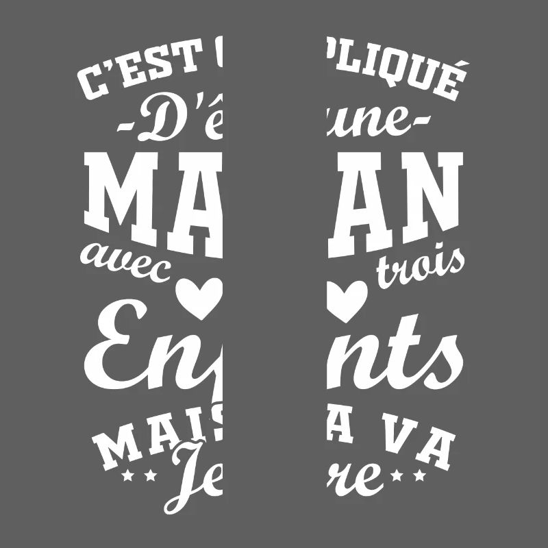 Es ist kompliziert, eine Mutter mit 3 Kindern zu sein