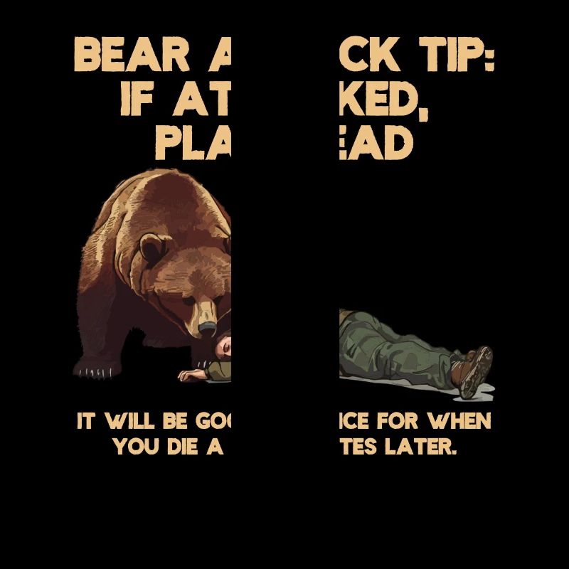 Bear Attack Tip: Feign Death for Attack