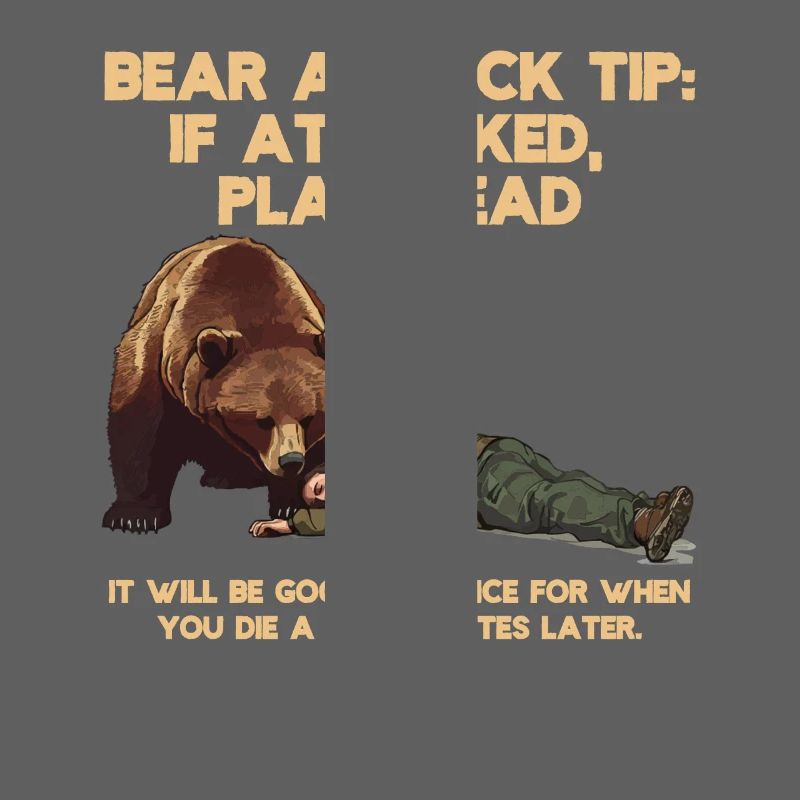 Bear Attack Tip: Feign Death for Attack