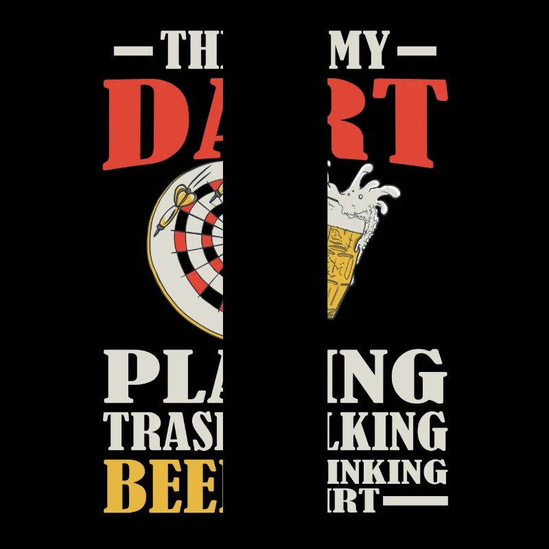 Darts Play Trash Talk Beer Drinking