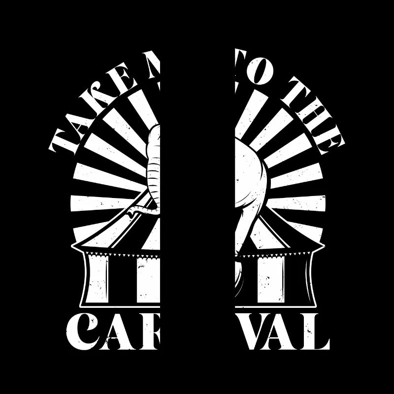 Graphique de cirque Emmenez-moi à Carneval Circus Gift