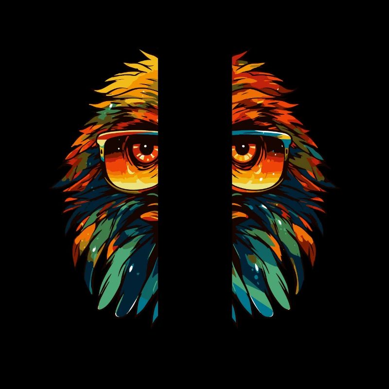 Eagle Head Portrait Cool