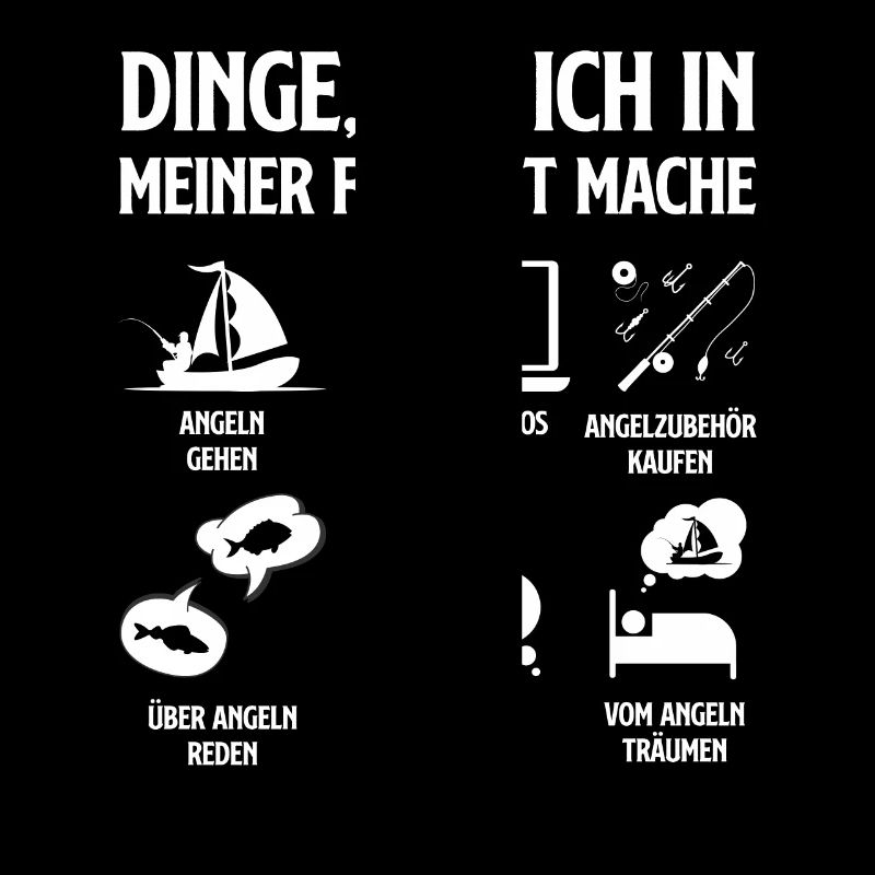 Angler DINGE DIE ICH IN MEINER FREIZEIT MACHE