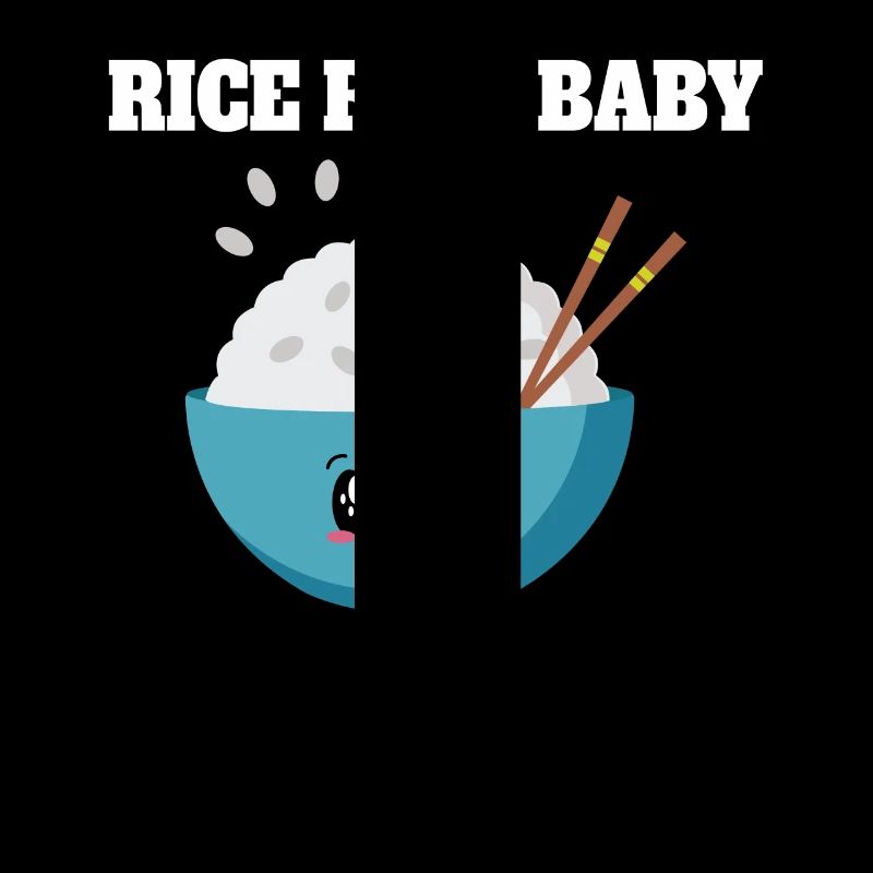 Riz Riz Bébé Mignon Bol Illustration
