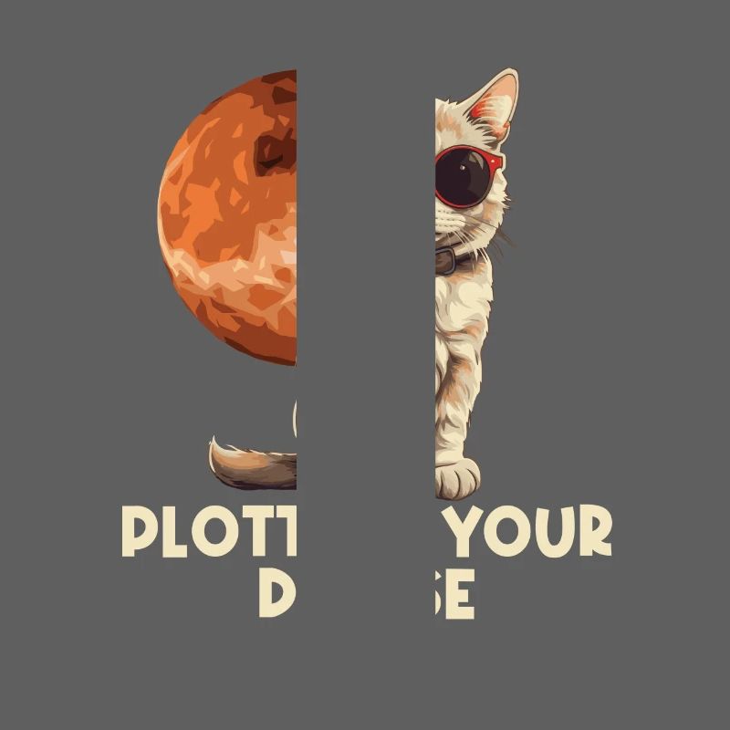 Cat Humor – Plotting Your Demise – With