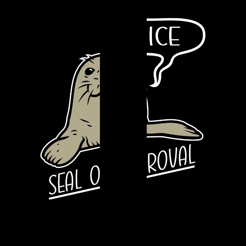 Cute Seal With Nice Seal Of Approval