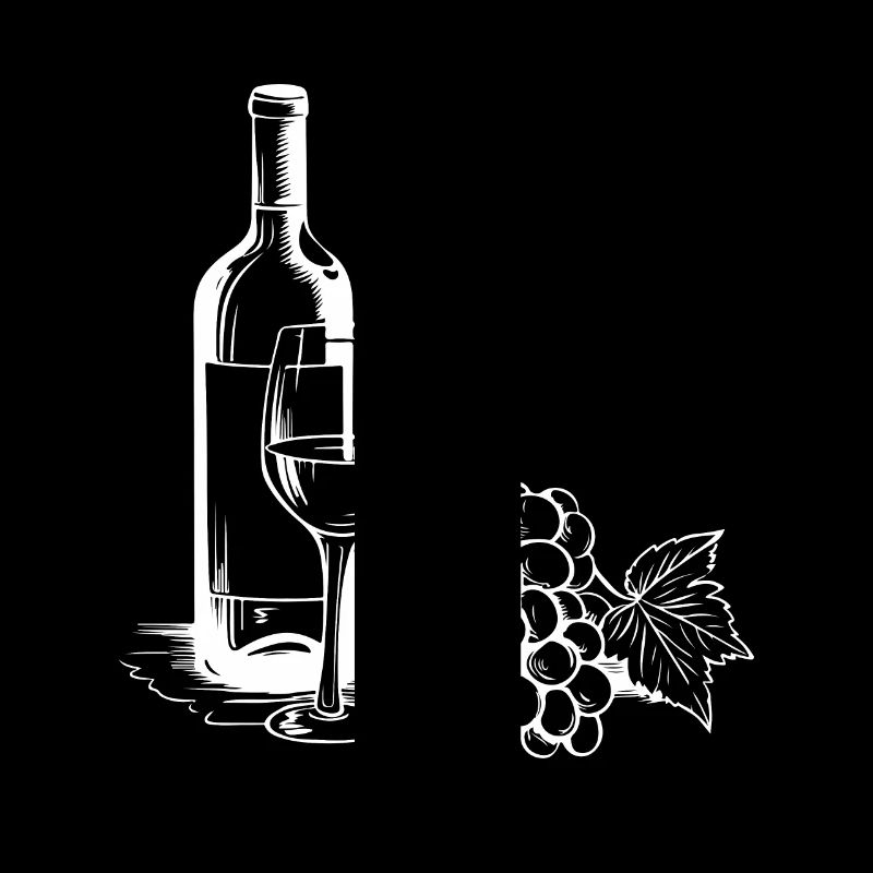 Wine Glass Grapes Wine