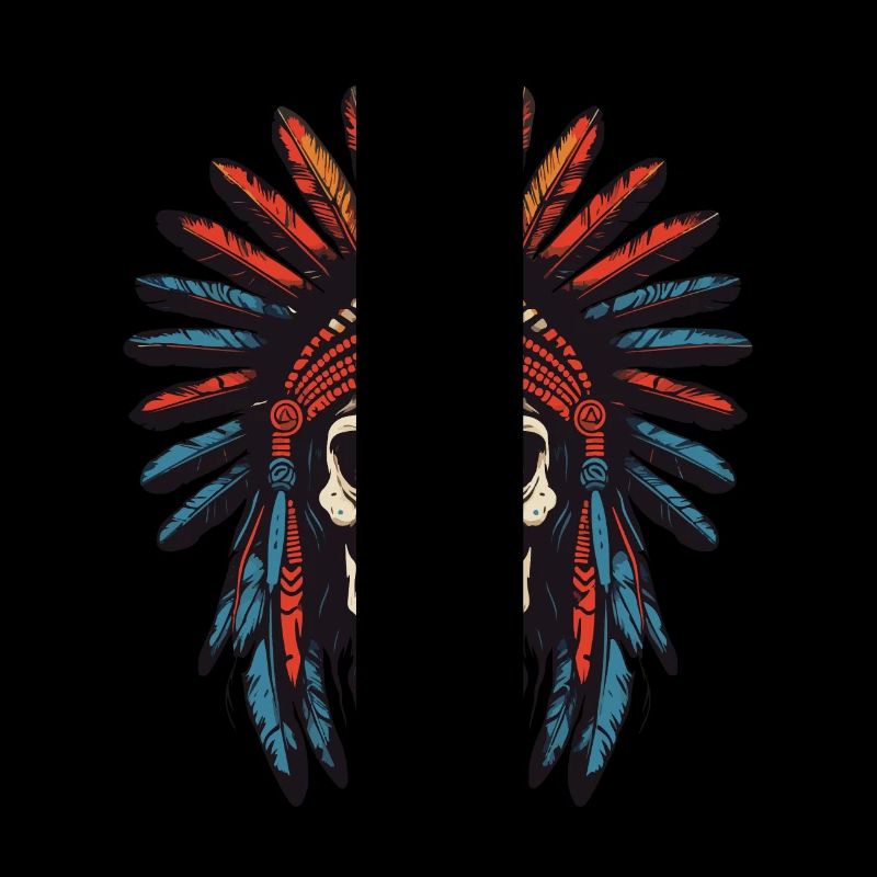 Apache Indian Chief Skull