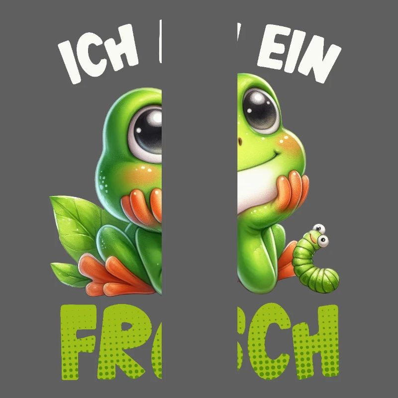 Froschkostüm ICH BIN EIN FROSCH Karneval