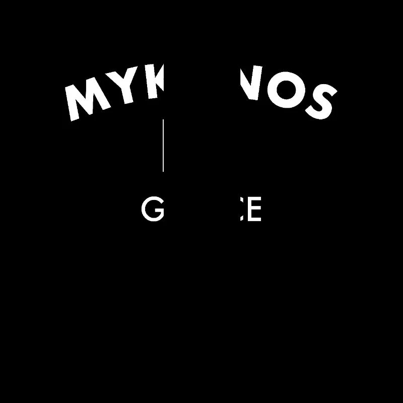 Mykonos Grèce Drapeau grec Grec