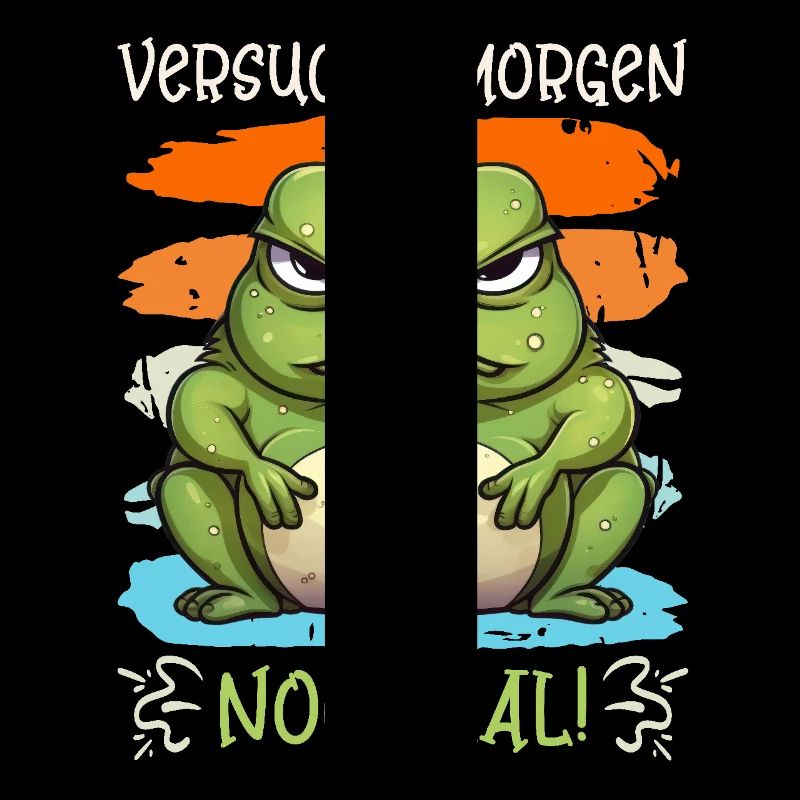 Froschkostüm VERSUCHS MORGEN NOCHMAL Lustiges
