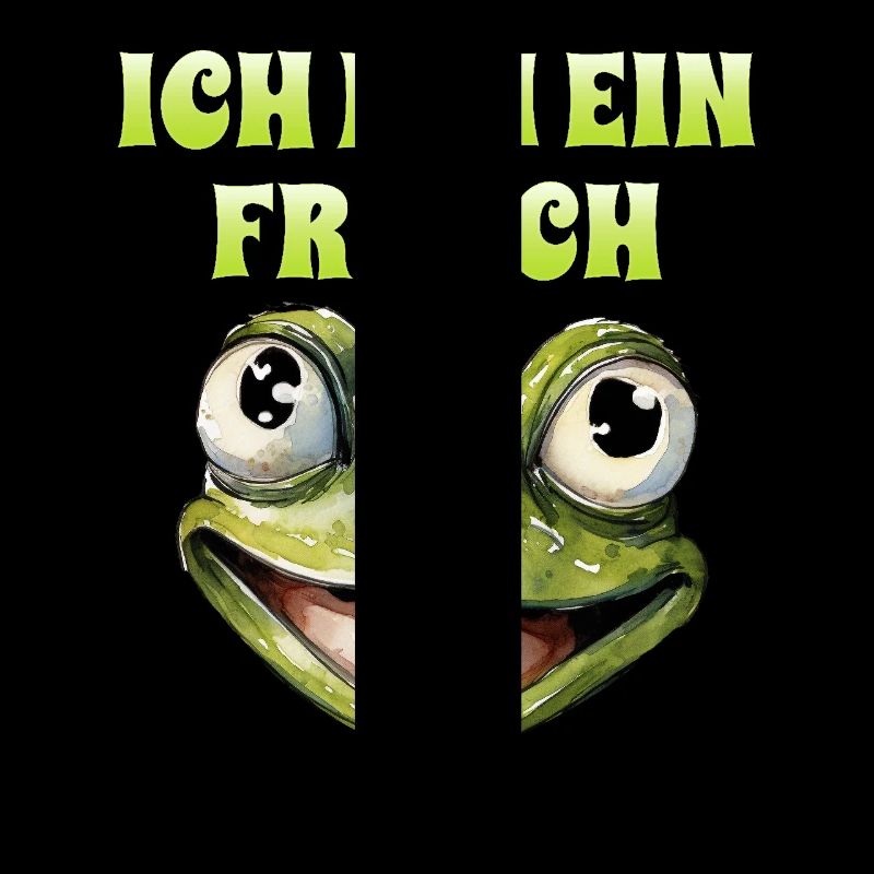 Froschkostüm ICH BIN EIN FROSCH Karneval