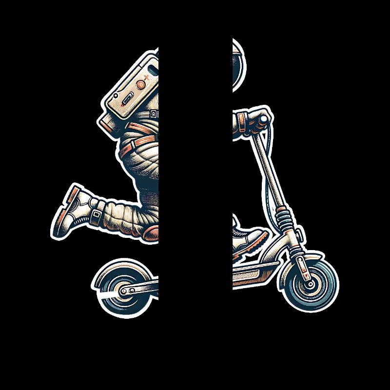 E-Scooter E-Roller Astronaut Scooter