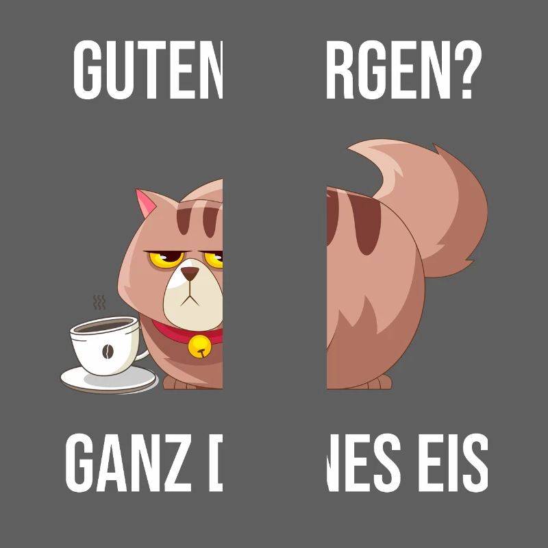 Schlechter Morgen ganz dünnes Eis Geschenkidee