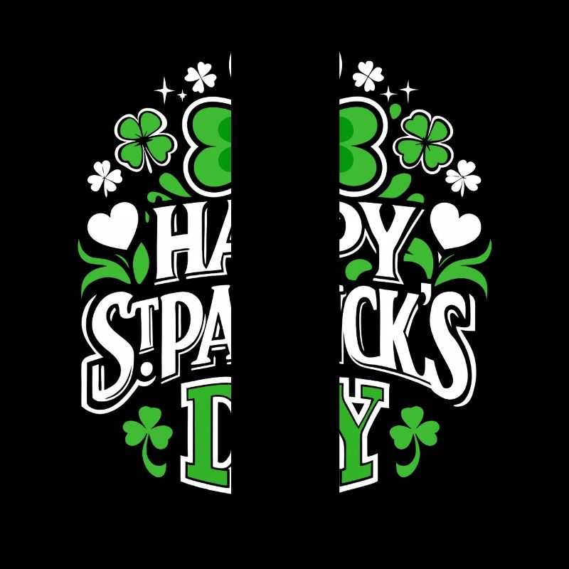 Bonne Saint-Patrick - Shamrock - Irlande