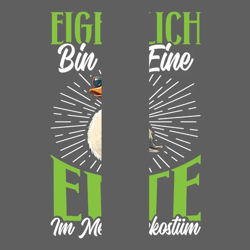 Karneval Party EIGENTLICH BIN ICH EINE ENTE Lustig