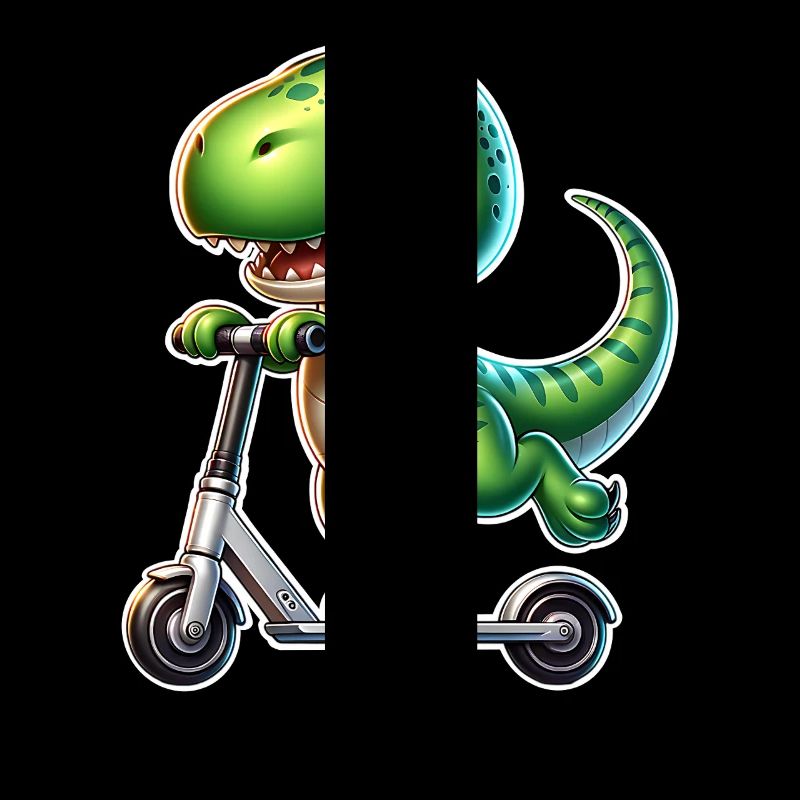E-Scooter E-Roller Dino T Rex Scooter