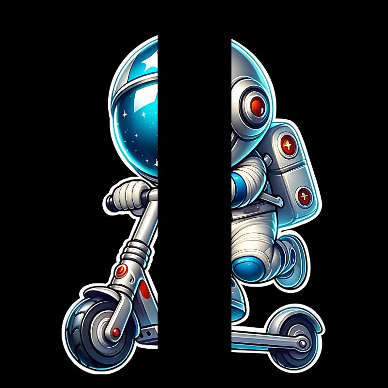 E-Scooter E-Roller Astronaut Scooter